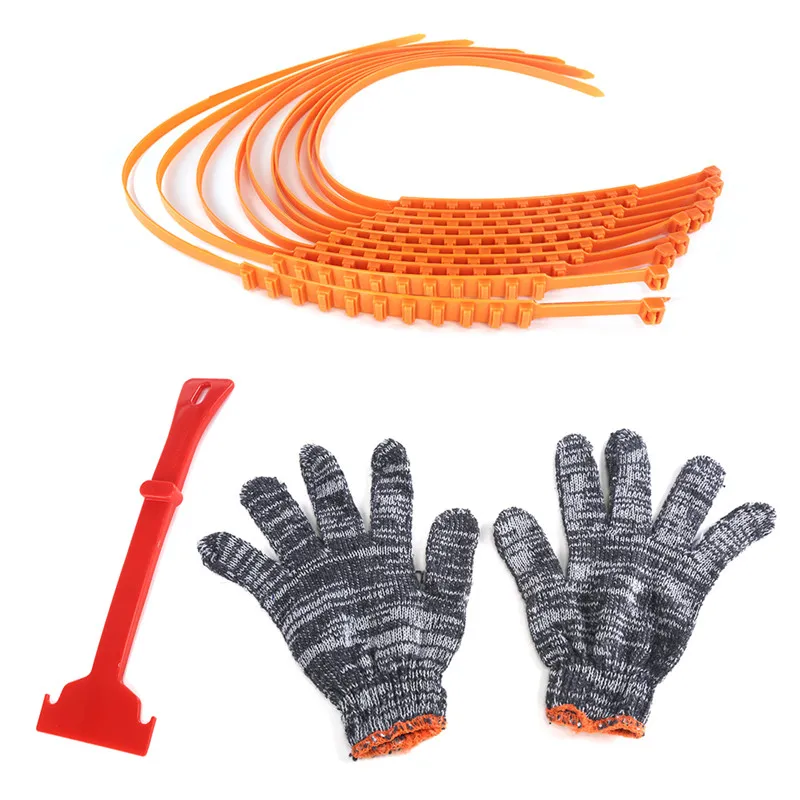 

10 PCS/Pack Car Tire Anti-skid Chain Emergency Tire Anti-slip Chain For Sand Road Snow Road