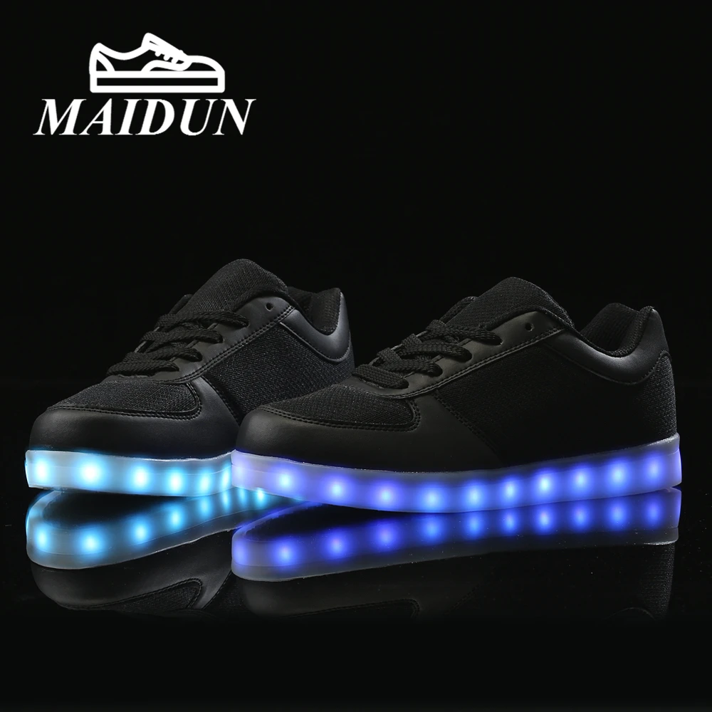 LED Light up Shoes men New tenis led USB Charge leisure Casual Couple neon Flash male Unisex Hot Fashion colorful luminous | Обувь
