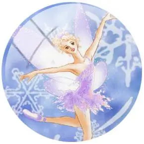FQ386 JWEIJIAO 5 шт./лот милый чехол для Tinkerbell и феи фото Круглый DIY стекло кабошон купол демонстрационная плоская задняя часть делая результаты - Цвет: FQ386