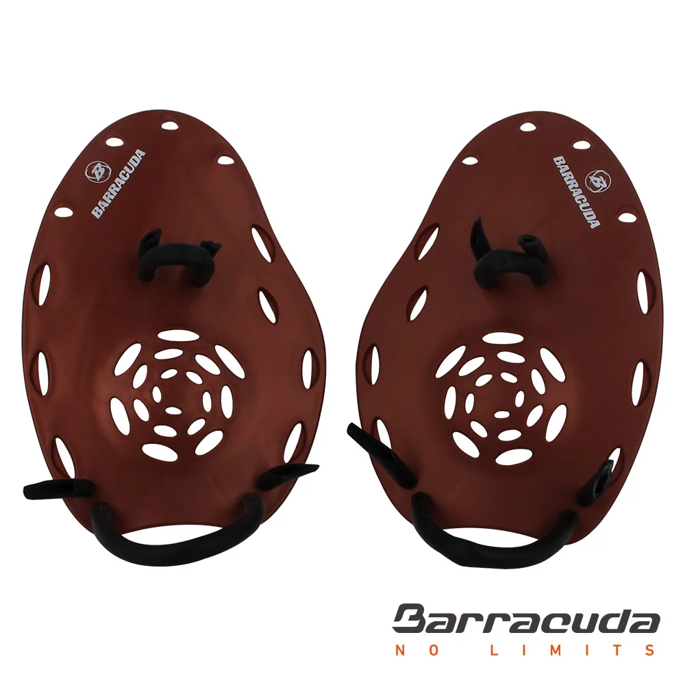 dark red Ручные весла Barracuda HYDROMAX, профессиональное средство для обучения плаванию, регулируемые ремни(S/M/L) для всех плавательных уровней и ударов - Цвет: dark red