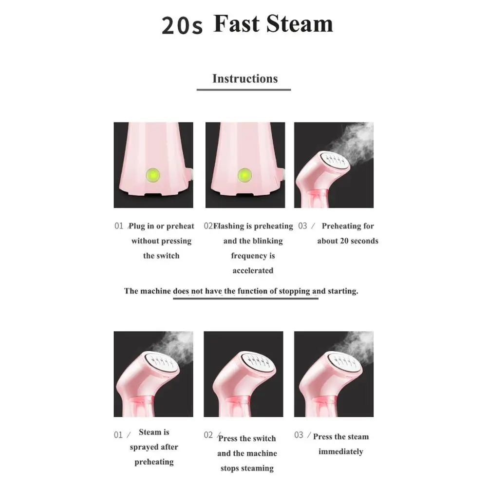 Новинка отпариватель одежды мини паровой утюг ручная щётка для сухой чистки