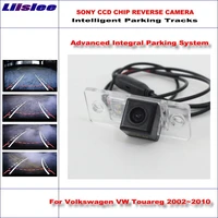 auto intelligent parking tracks rear camera for vw touareg 20022010 backup reverse ntsc rca aux hd sony ccd night vision cam