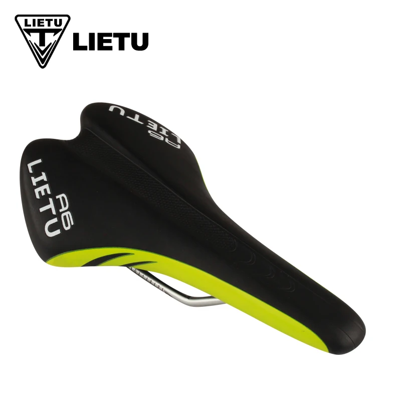 GREEN Велосипед LIETU седло гелевое удобное седло MTB шоссейное Велосипедное Сиденье подушка покрытие противоскользящая Водонепроницаемая мягкая подушка - Цвет: GREEN