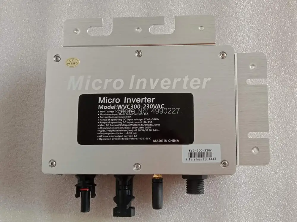 WVC 300 Вт wifi версия MPPT Микро солнечный инвертор DC 22-50 в к AC 110/230 В Чистая синусоида с беспроводной связью