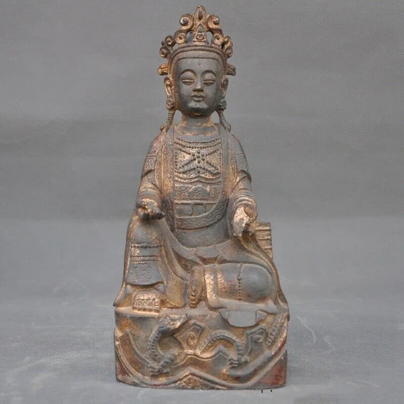 Свадебное Украшение 9 &quotТибетский буддизм бронзовый позолоченный Tara Kwan yin богиня