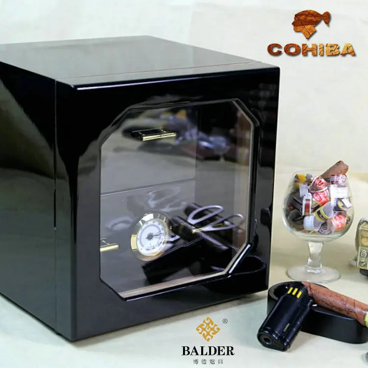 Мини трехслойный сигарный шкатулка с отделениями Pine Cigar Humidor Piano paint увлажняющая