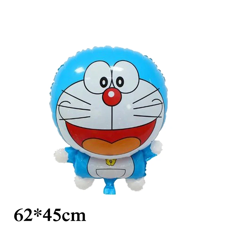 5pcs cute doraemon 5 шт./партия) Воздушный Шар Из Фольги Милый Стиль Doraemon воздушный шар 62*45 см неправильный doraemon Гелиевый шар для вечерние поставки детские игрушки - Цвет: 5pcs cute doraemon