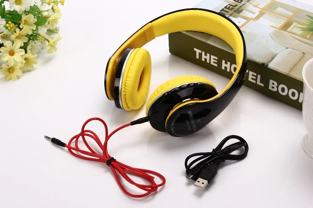 Bluetooth стерео наушники проводные + беспроводные 3 0 гарнитура над ухом для ПК