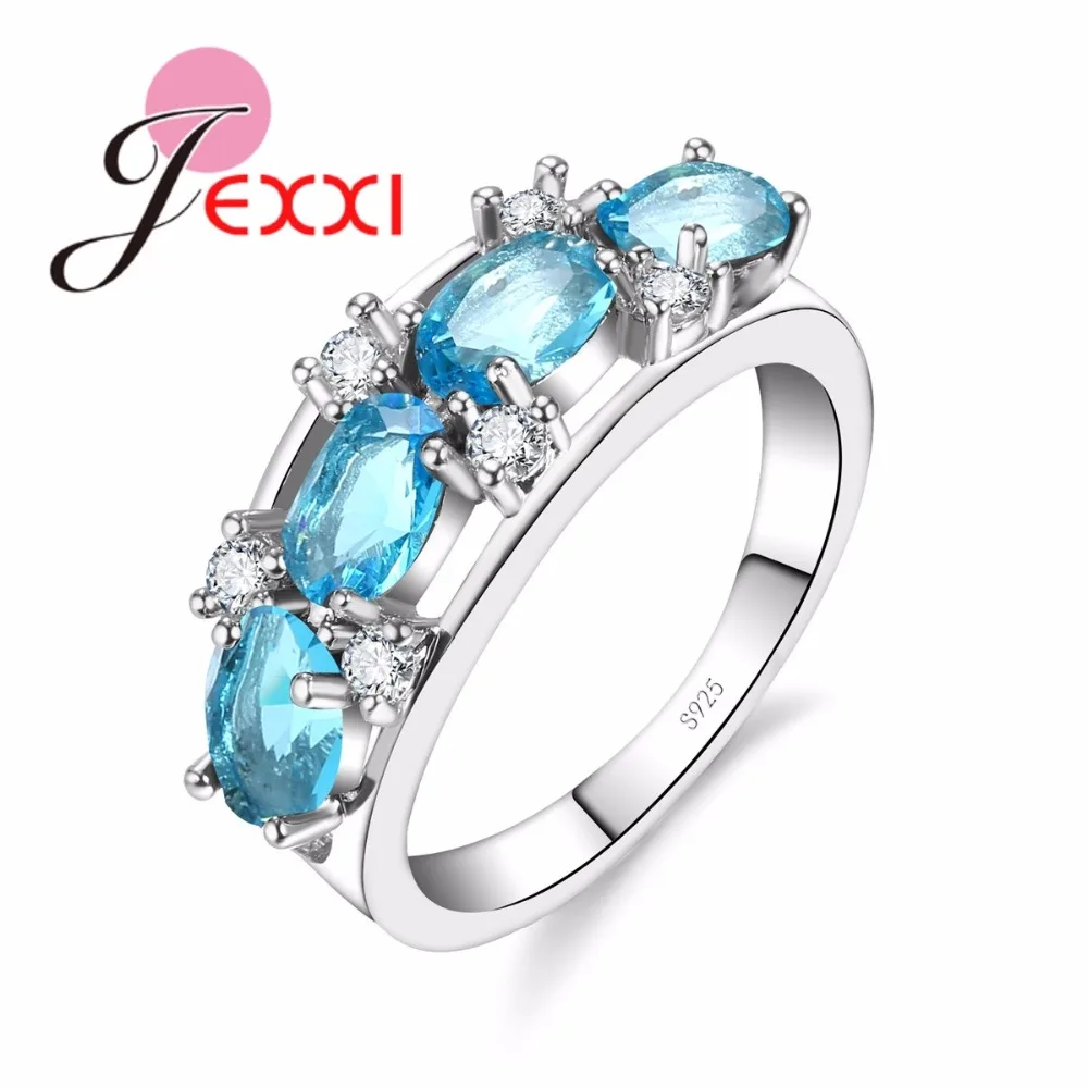 Женское кольцо из серебра 925 пробы с фианитом|fashion jewelry ring|jewelry ringsengagement rings for women |