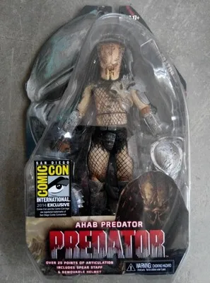 NECA Movie Predator VS Alien Science Monster Rare Ahab Predator игрушки фигурка модель - Цвет: with box