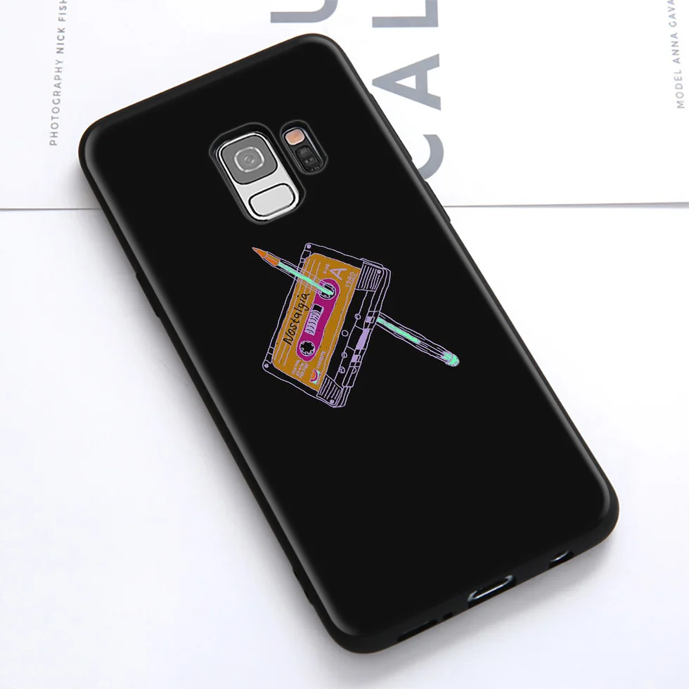 WEBBEDEPP Cassette Mixtape Music Soft Case for Samsung Galaxy S10 S10e S9 S8 Plus S7 S6 Edge &amp J6 2018 Note 10 9 8 |