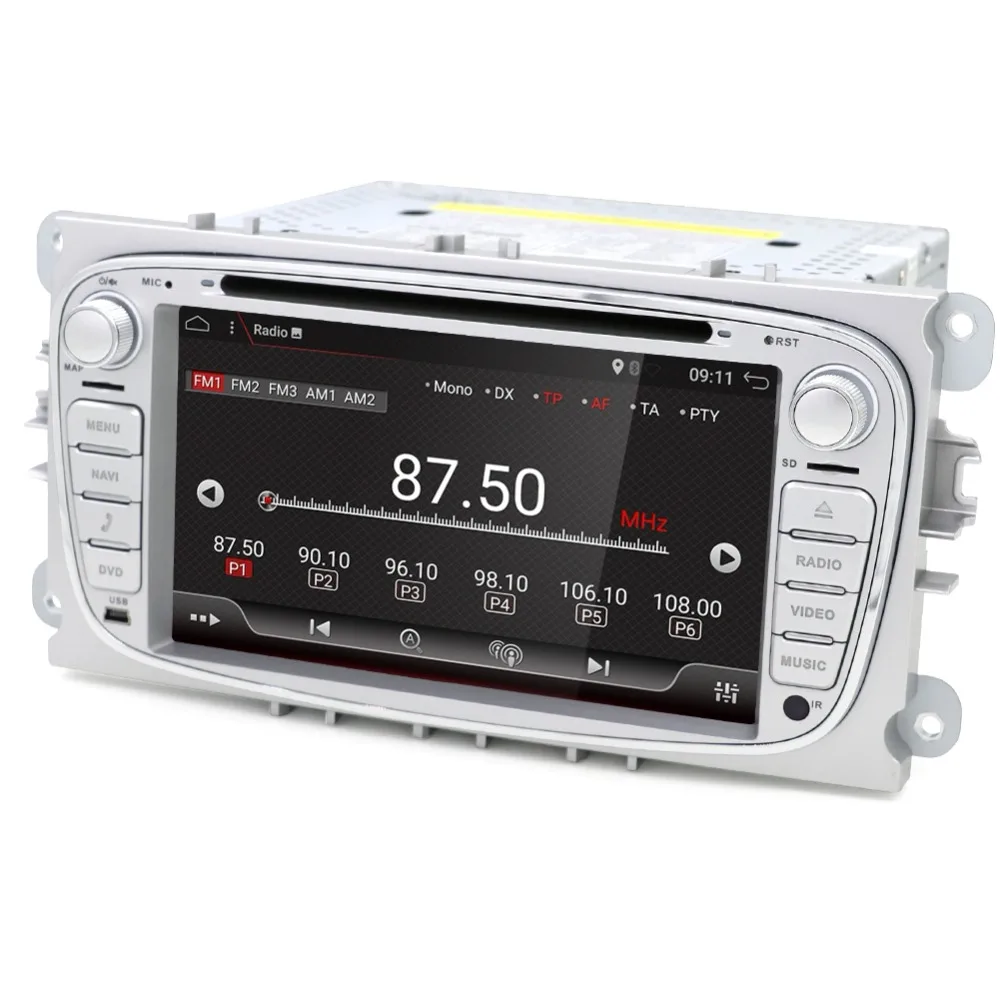 Bosion 7 &quotавтомобильное аудио Радио DVD для FORD/Focus/S MAX/Mondeo/C MAX/Galaxy 2din 4 ядра Buletooth USB wi fi