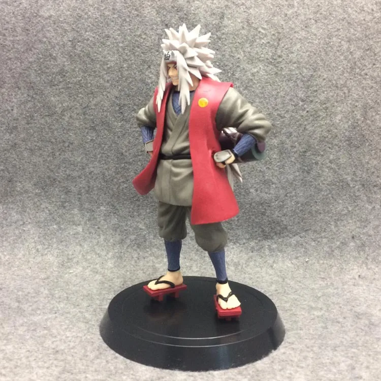 HKXZM аниме 18 см Наруто Shippuden Jiraiya Статуэтка из ПВХ Фигурки игрушки Коллекционная