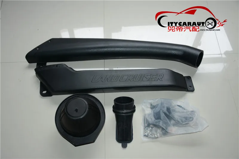 B STYLE TWO PCS CITYCARAUTO SUV 4*4 воздушный поток LAND CRUISER LC70 LLDPE трубка для LC70 воздухозаборник LLDPE набор для подводного плавания набор для автомобиля LANDCRUISER LC70 - Цвет: B STYLE TWO PCS