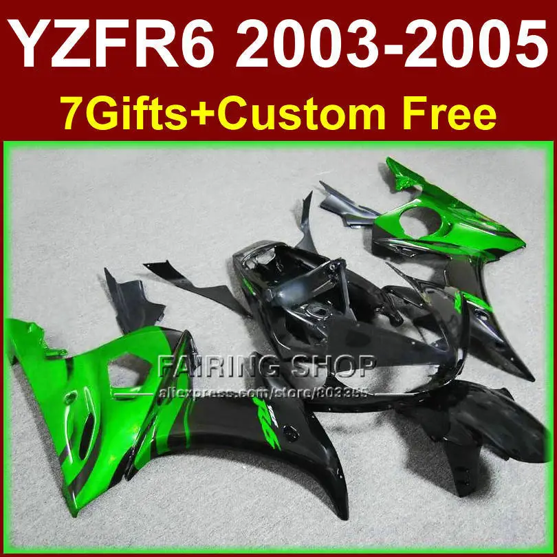 Комплект обтекателей FTR для YAMAHA YZF1000 комплект мотоциклов YZFR6 03 04 05 2003 2004 2005 D6F|yamaha
