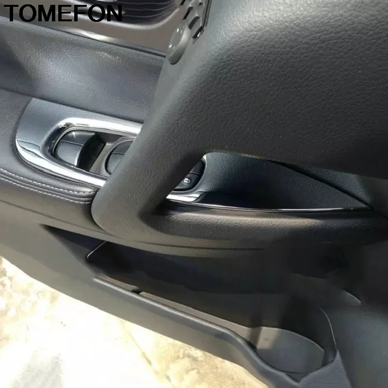 TOMEFON для Nissan Qashqai J11 дверь подлокотник окно стекло переключатель кнопка панель Крышка отделка Аксессуары ABS