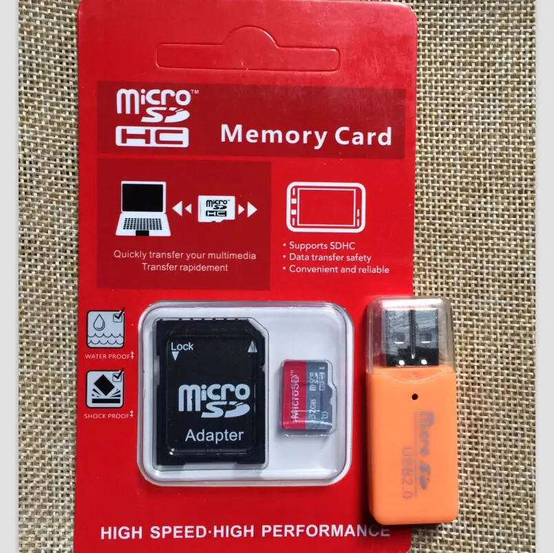 Карта micro sd карты памяти реальная емкость 128 ГБ 64 32 16 8 Класс 10 Microsd