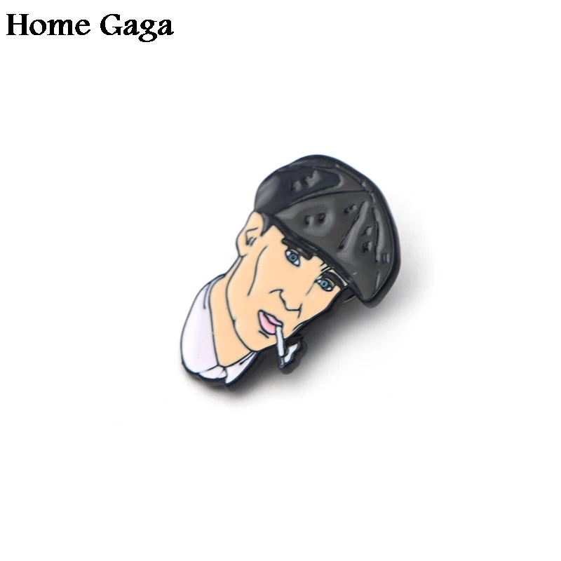 D0662 Homegaga Peaky Blinders цинковые шпильки для рюкзака одежды металлические медали значки