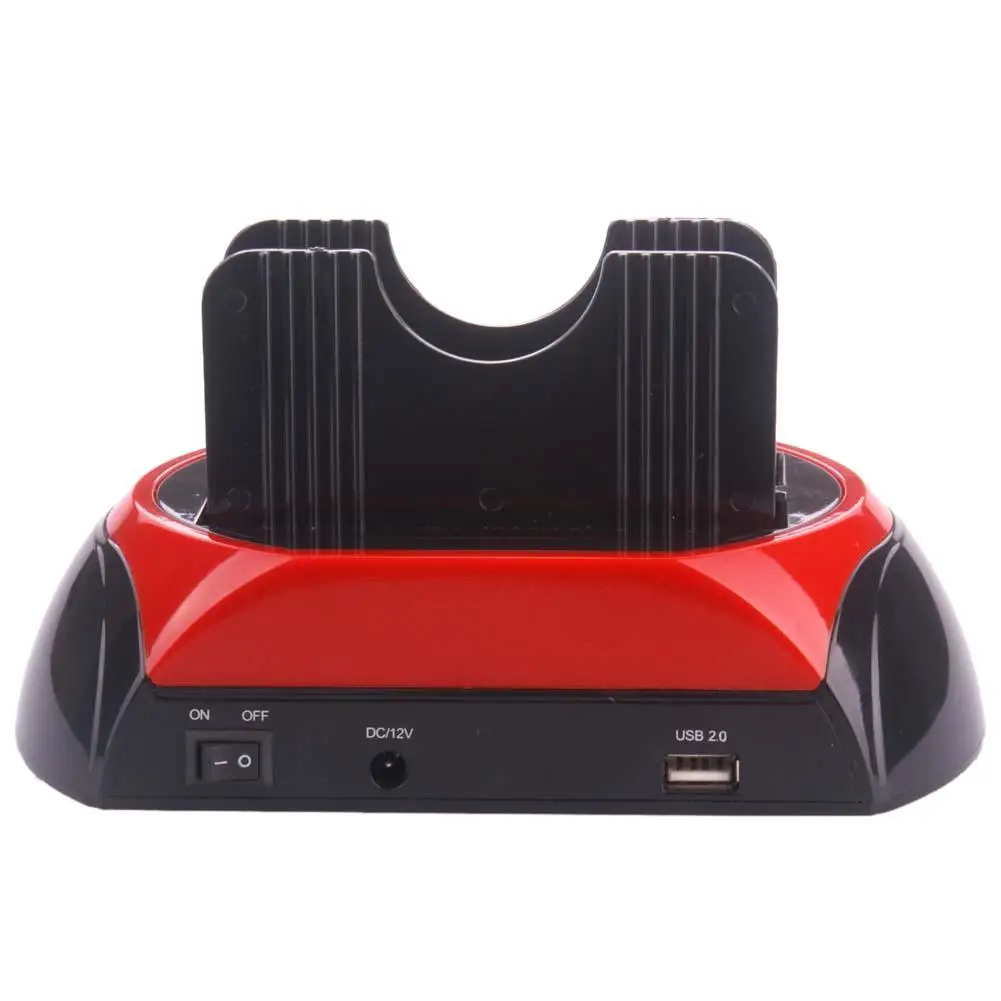 

Dual 2.5" 3.5" IDE SATA HDD Hard Drive Disk Dock Docking Station Card Reader