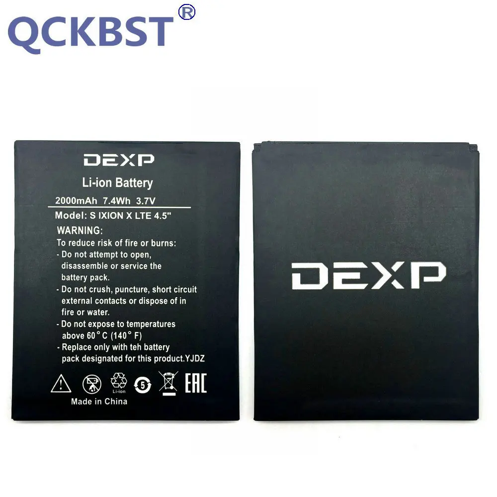 Аккумулятор S Ixion X LTE 4 5 дюйма батарея для телефона DEXP INNOS аккумулятор емкостью 2000