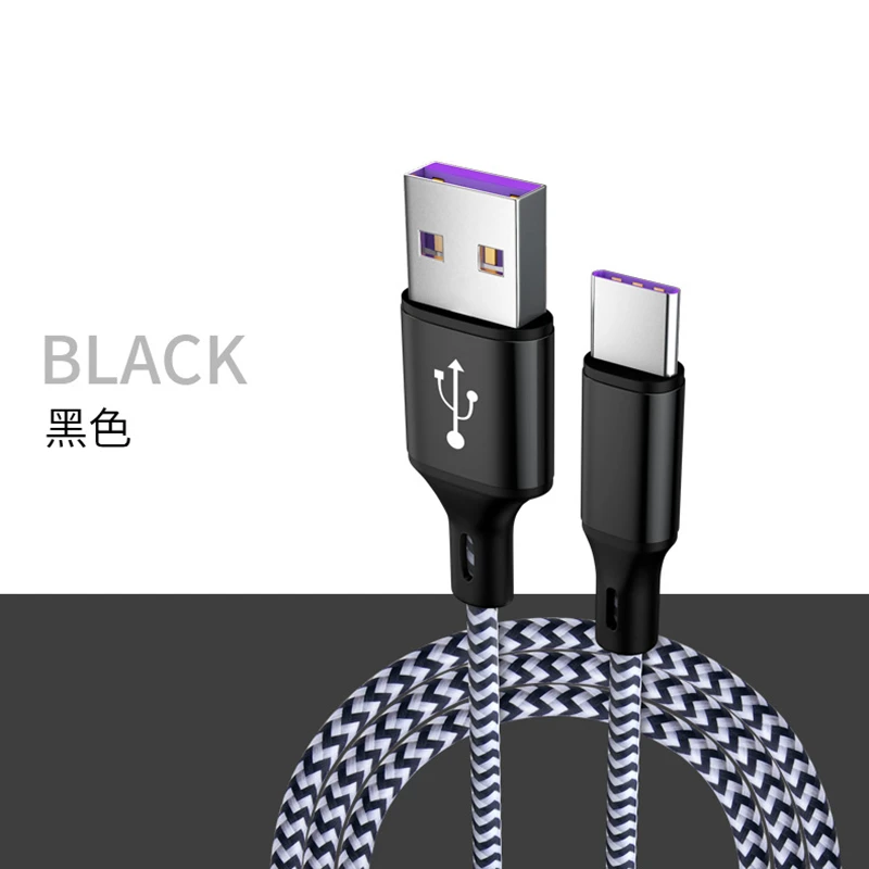 Оригинальный суперзарядный кабель 3 1 Type C для Huawei P30 P20 Pro lite Mate20 10 P10 Plus USB