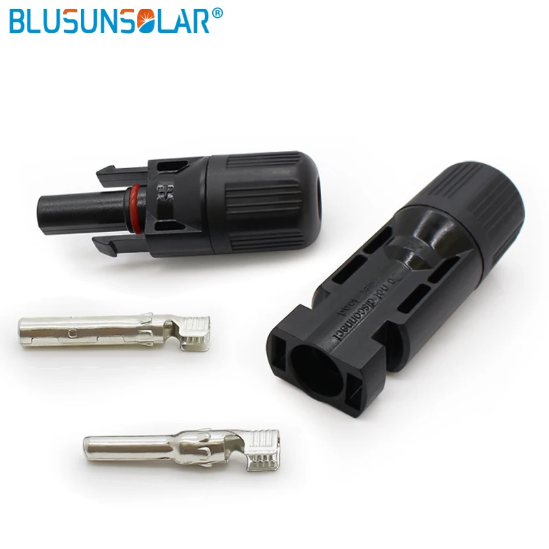 

Blusunsolar 200 Pairs 1000V DC Solar Connector PV Connector Solar Panel System Use For 2.5mm 4.0mm 6.0mm Solar Cable