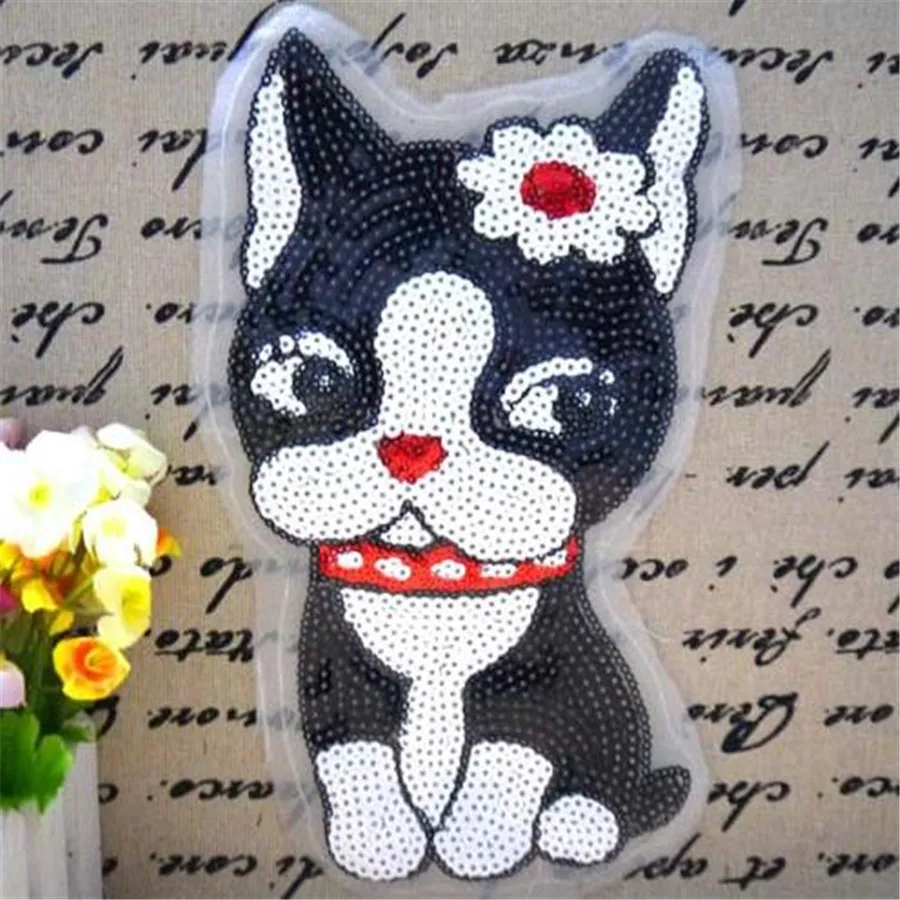 Аксессуары для одежды вышитые нашивки с блестками футболка Прошитые байкерские