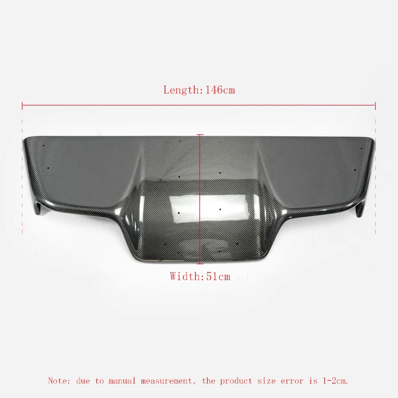 For Nissan 03-08 Z33 350z Infiniti G35 Coupe 2D JDM Carbon Fiber TS Style Rear Diffuser Type 2 Glossy Fibre Bumper Splitter Trim |