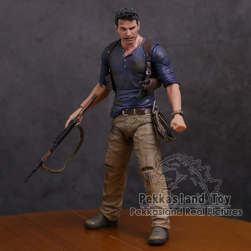 NECA Uncharted 4 A thorder's end NATHAN DRAKE Ultimate Edition ПВХ фигурка Коллекционная модель игрушки 18