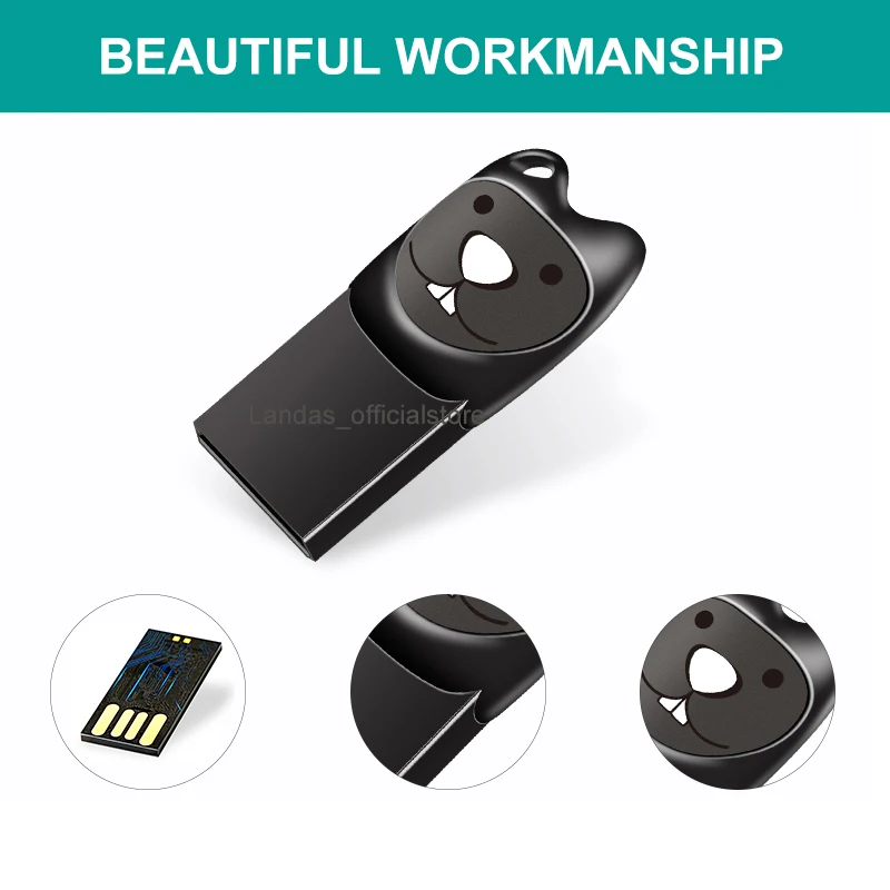 Милые Мультяшные USB флеш накопители 64 ГБ флешка персонализированный 32 16 8