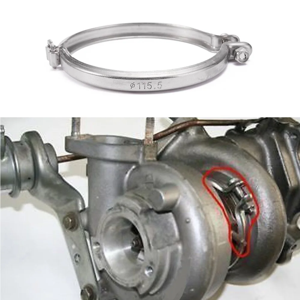 Турбокомпрессор Turbo V band Clamp Set 115 5 мм для Mitsubishi TD08/T51R TurboTK HFQ1155|turbo clamp|set clamp |