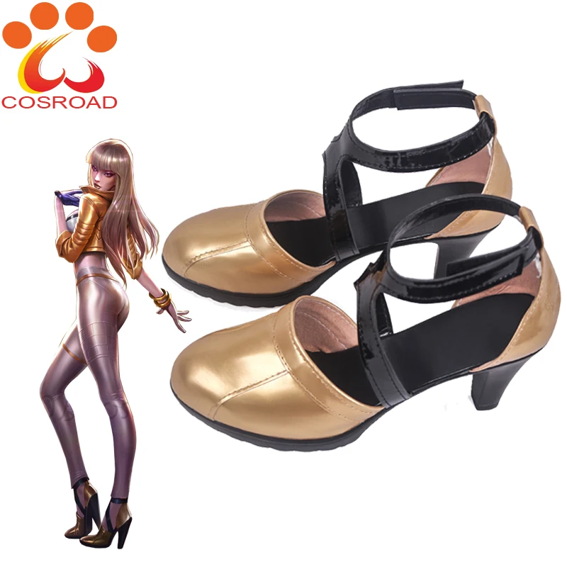 Cosroad LOL Prestige Edition KDA Kaisa Костюмные туфли для косплея обувь дочери нитки женские