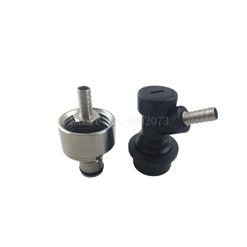 

Stainless Steel Carbonation Cap Carbonator With Liquid Ball Lock Disconnect -1/4"Barb