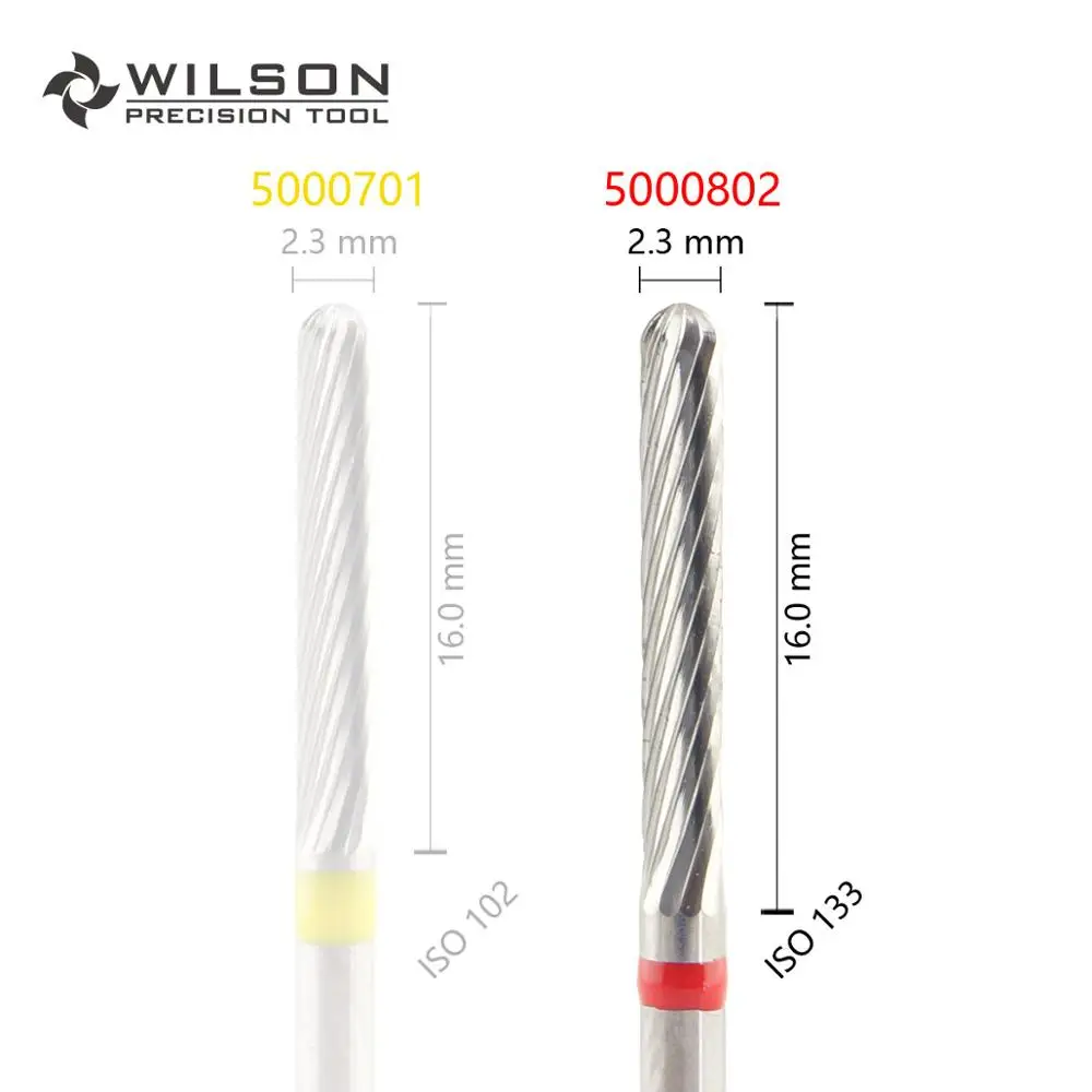 Цилиндрическая форма ISO 145 023 другой резки карбидные сверла для ногтей HP WILSON Tungsten