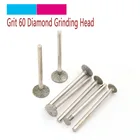 Головка для ногтей с хвостовиком 2,353 мм, 5 шт., алмазная шлифовальная режущая головка диаметром 3-12 мм для Нефритового камня, Ротационные Инструменты для резьбы, полировки, игла YDT