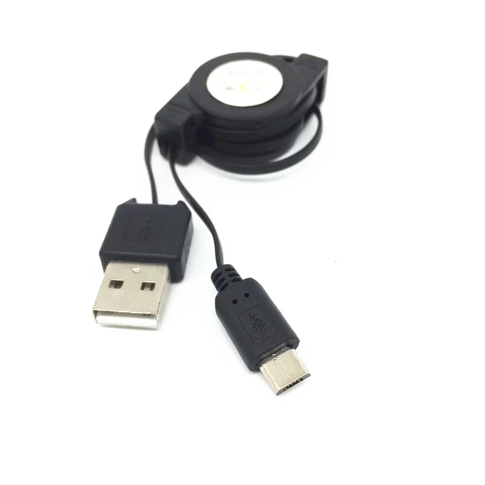 Выдвижной Micro USB кабель для синхронизации данных и зарядки Samsung S7530 S7508 I8250 S6352 S7562