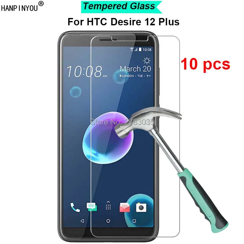 10 шт. для HTC Desire 12 Plus 6 0 &quotтвердость 9H 2.5D ультратонкое Закаленное стекло пленка