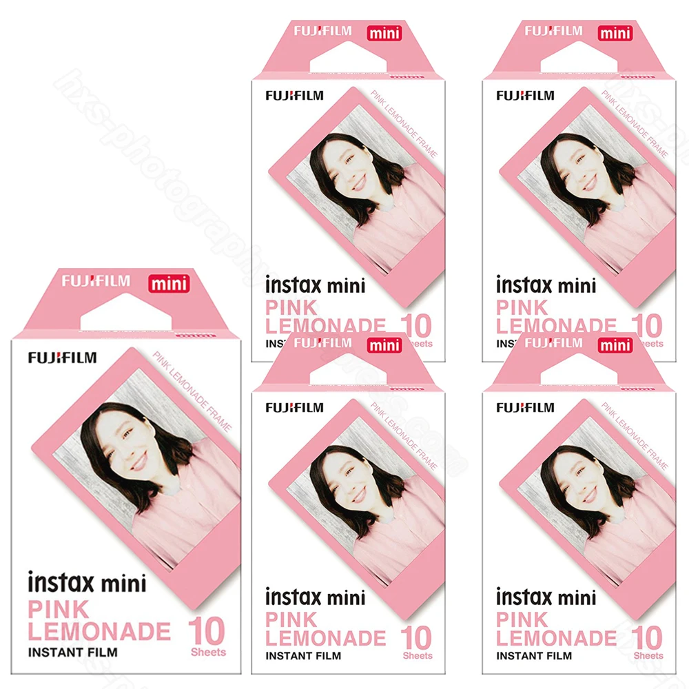 Подлинный Fujifilm Fuji Instax Mini 9 пленка Розовый Лимонад 10 листов для 8 7s 90 25 50i 50s