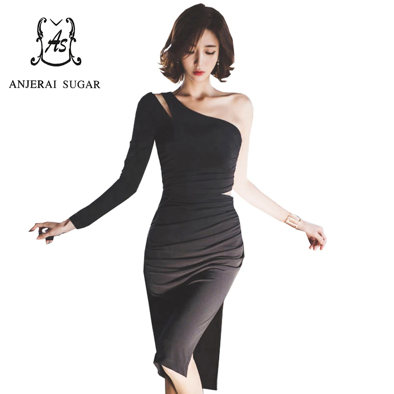 Весна 2 шт. женские костюмы Сексуальный тонкий черный выдалбливают одноместный