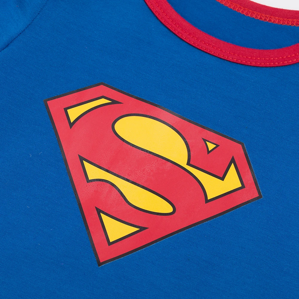 Модные комбинезоны для маленьких мальчиков с Суперменом, Бэтменом, комбинезон, хлопковая уличная одежда, комплект одежды для новорожденных и малышей от 0 до 24 месяцев, детская одежда Bebek Tulum