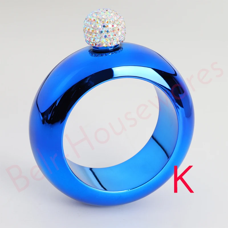flask bracelet k Набедренная фляжка, браслет для женщин, колба для виски, скрытая спиртовая водка, 3,5 унций/100 мл, портативный браслет, спиртовая фляга - Color: flask bracelet k