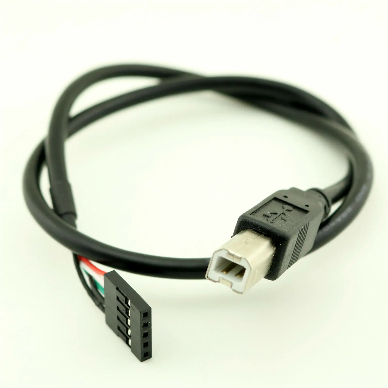 1 шт. 50 см USB 2 0 Тип B штекер Dupont 5 Pin клемма женского типа адаптер материнской платы