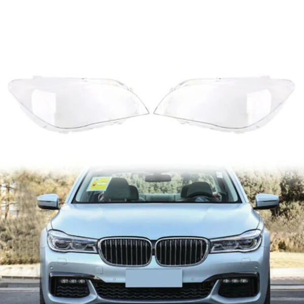 Фары автомобиля головной свет лампы Корпус прозрачные линзы абажур для Bmw 7 серии