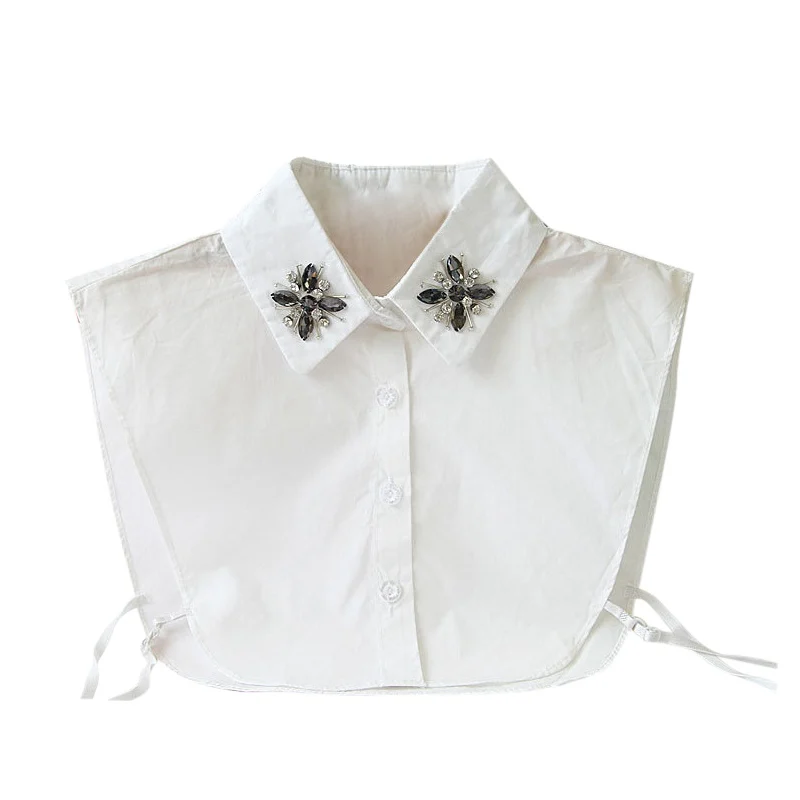 Женский ошейник воротник из хлопка для путешествий на весну и осень|fake shirt collar|shirt
