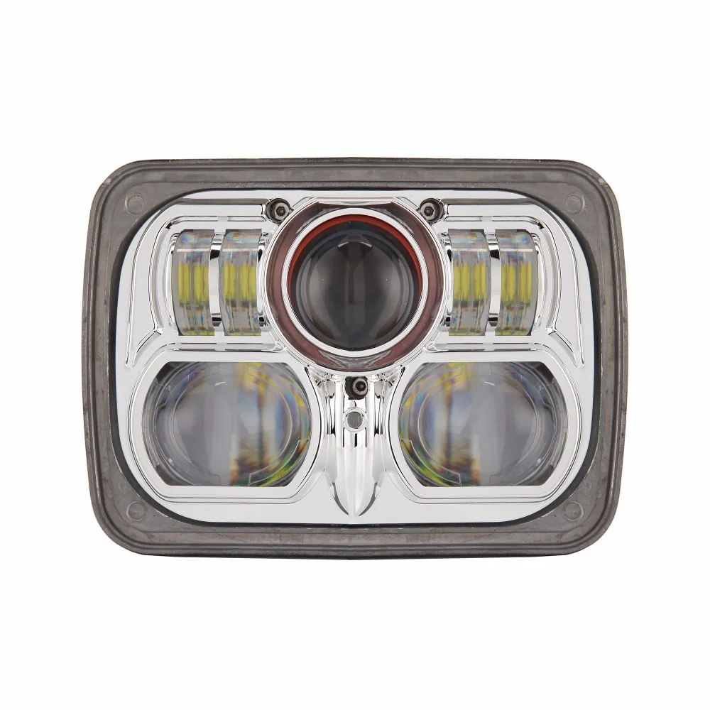 Автомобильные аксессуары передние фары 7 квадратных мотоциклетных