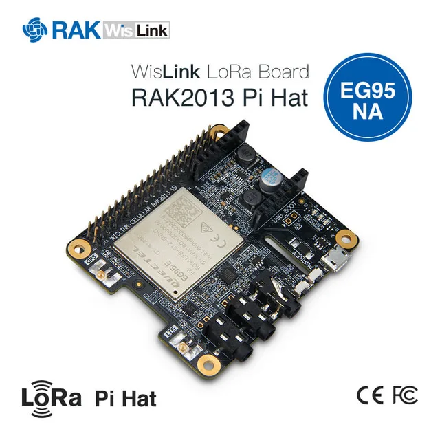 RAK2013-EG95NA WisLink LoRa плата LoRaWAN шлюз концентратор модуль на основе SX1301 с Raspberry Pi gps антенна, RAK831 обновление Q193 - Цвет: RAK2013-EG95NA