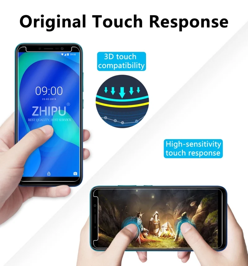 Закаленное стекло для WIKO Y80 защитное 2.5D 9H Премиум защитная пленка|Защитные стёкла