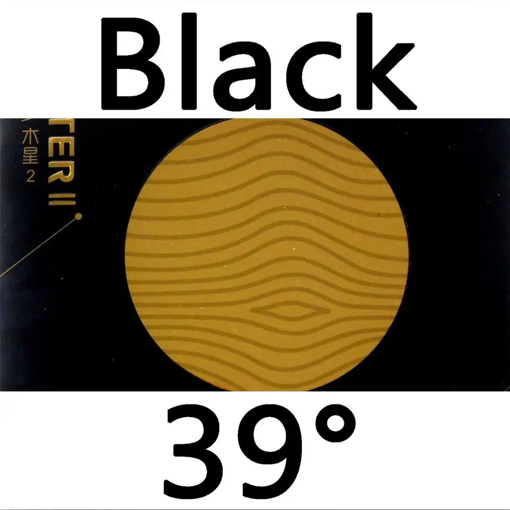 Galaxy Yinhe JUPITER II TACKY Pips-в настольном теннисе резина с оранжевой губкой - Цвет: Black H39