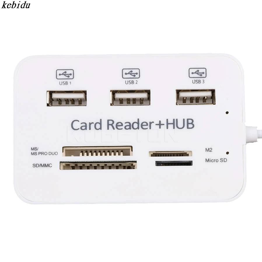Usb концентратор с 3 портами комбо 2 0 устройство для считывания Micro карт