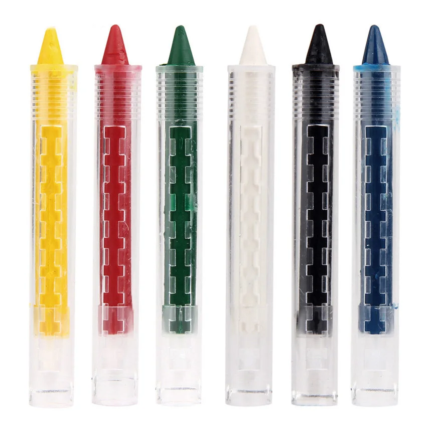 Краска для тела красота 6 цветов Нетоксичная цветная краска лица пигментная